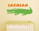Custom Crocodile Name Wall Decal